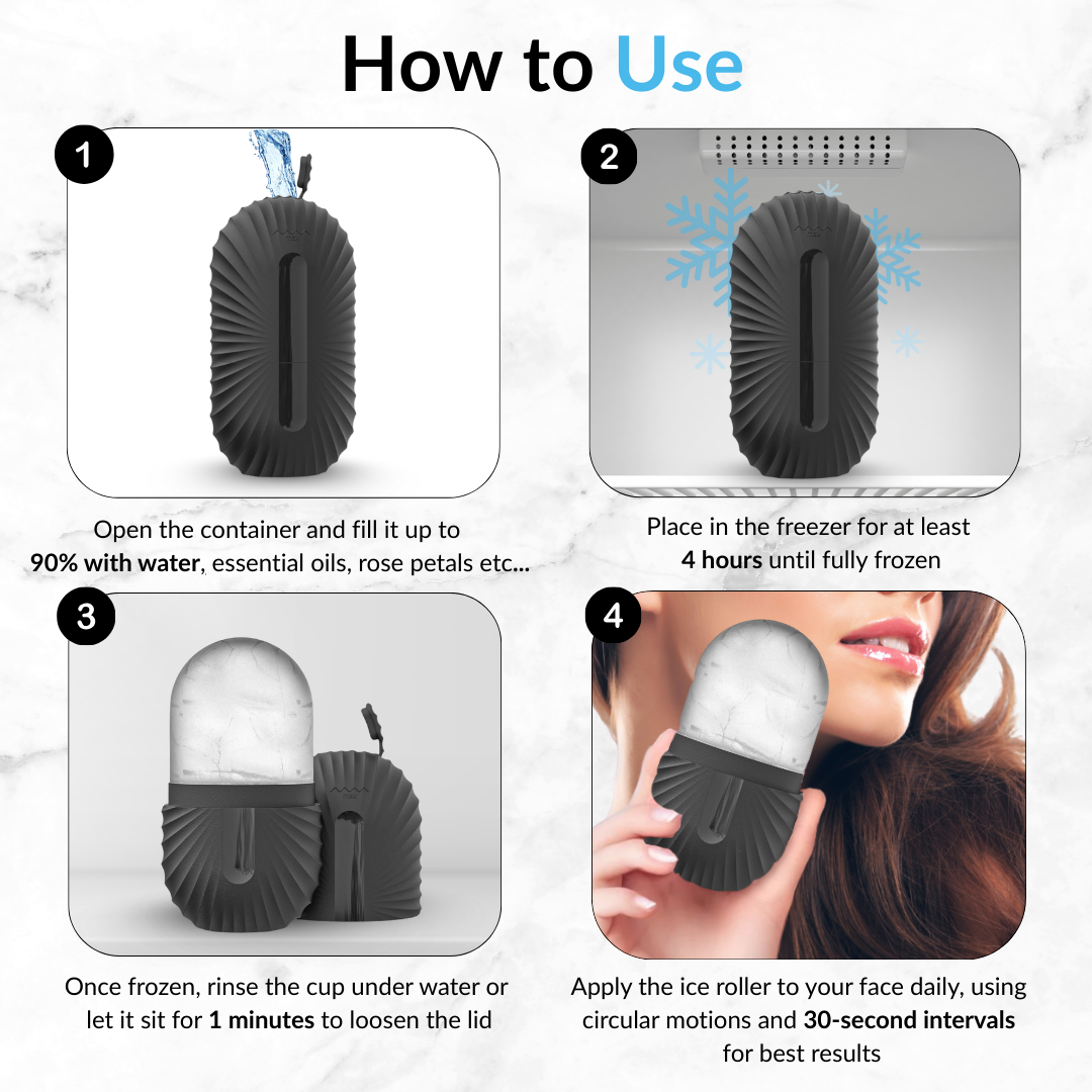 Ice Face Roller – Eye Puffiness & Pore Shrinking Massage