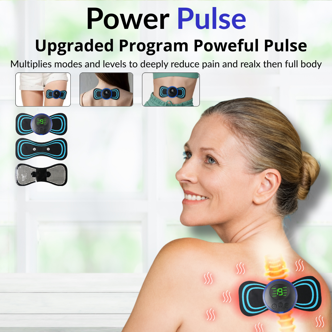 Mini EMS Massager – Cervical Pain Relief & Relaxation