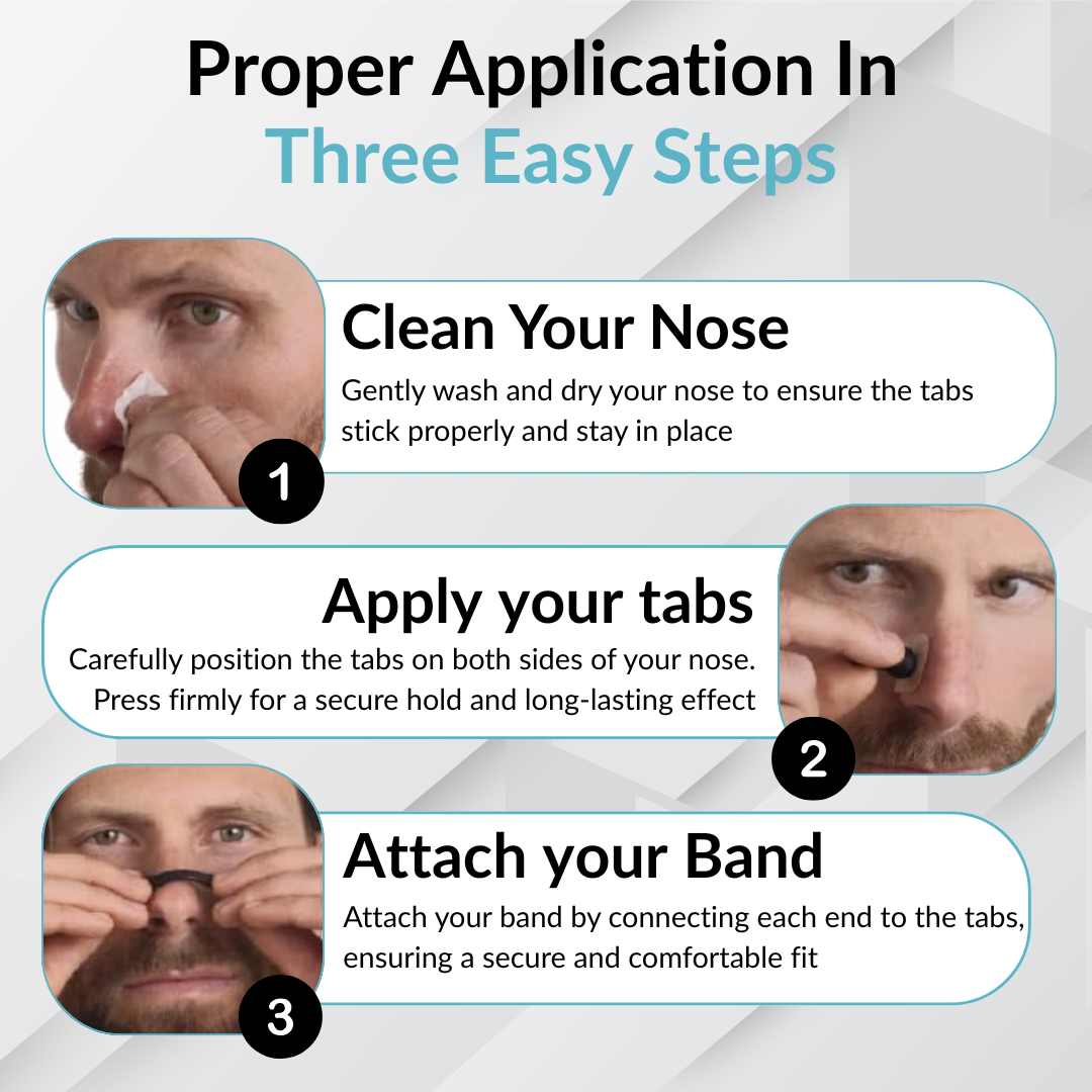 Premium Nasal Dilator – Magnetic Breathing Aid Strip