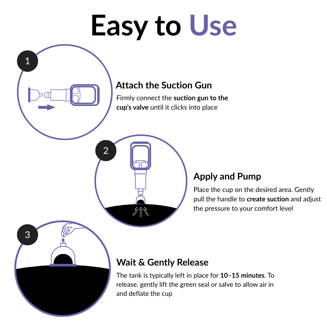Cupping Therapy Set(6 PCS) – Vacuum Suction for Detox & Anti-Cellulite