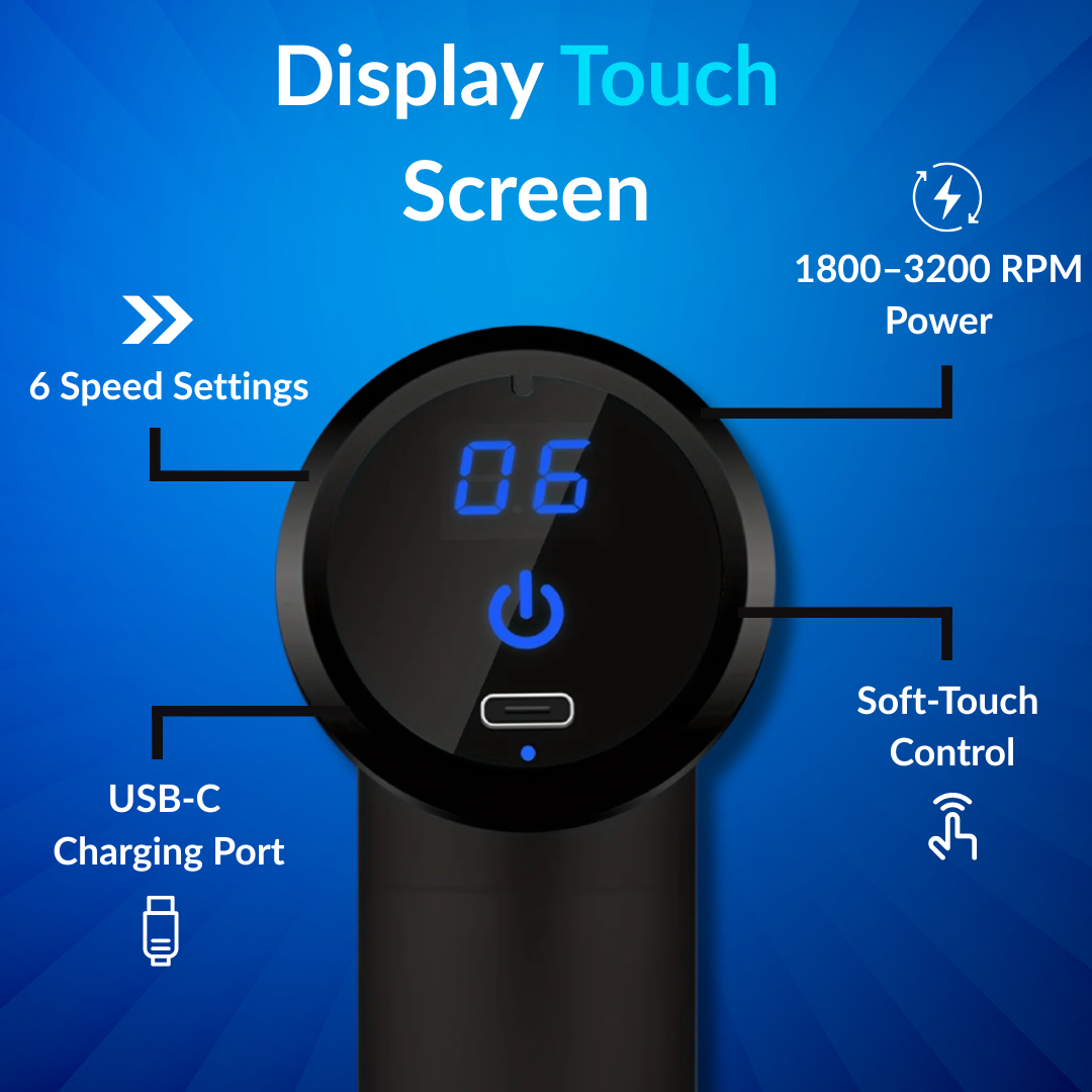 Premium Massage Gun – Deep Muscle Relaxation for Pain Relief