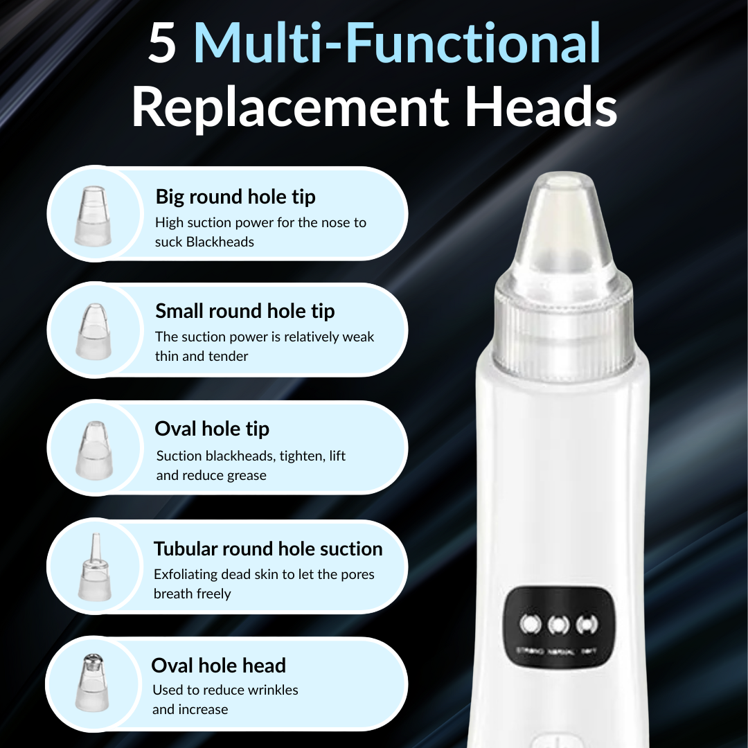 Blackhead Remover Pore Vacuum -Exfoliating Face Cleanser