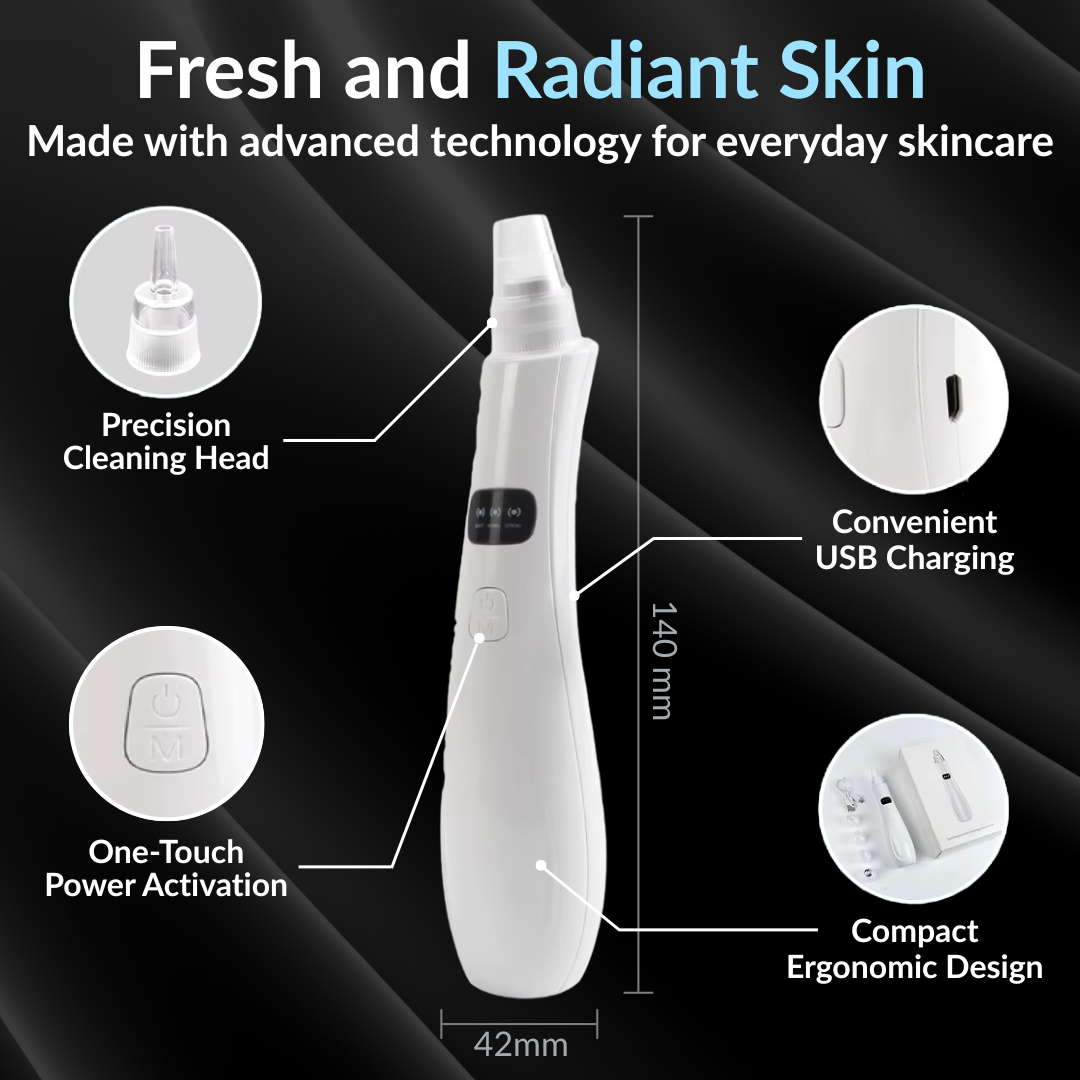 Blackhead Remover Pore Vacuum -Exfoliating Face Cleanser