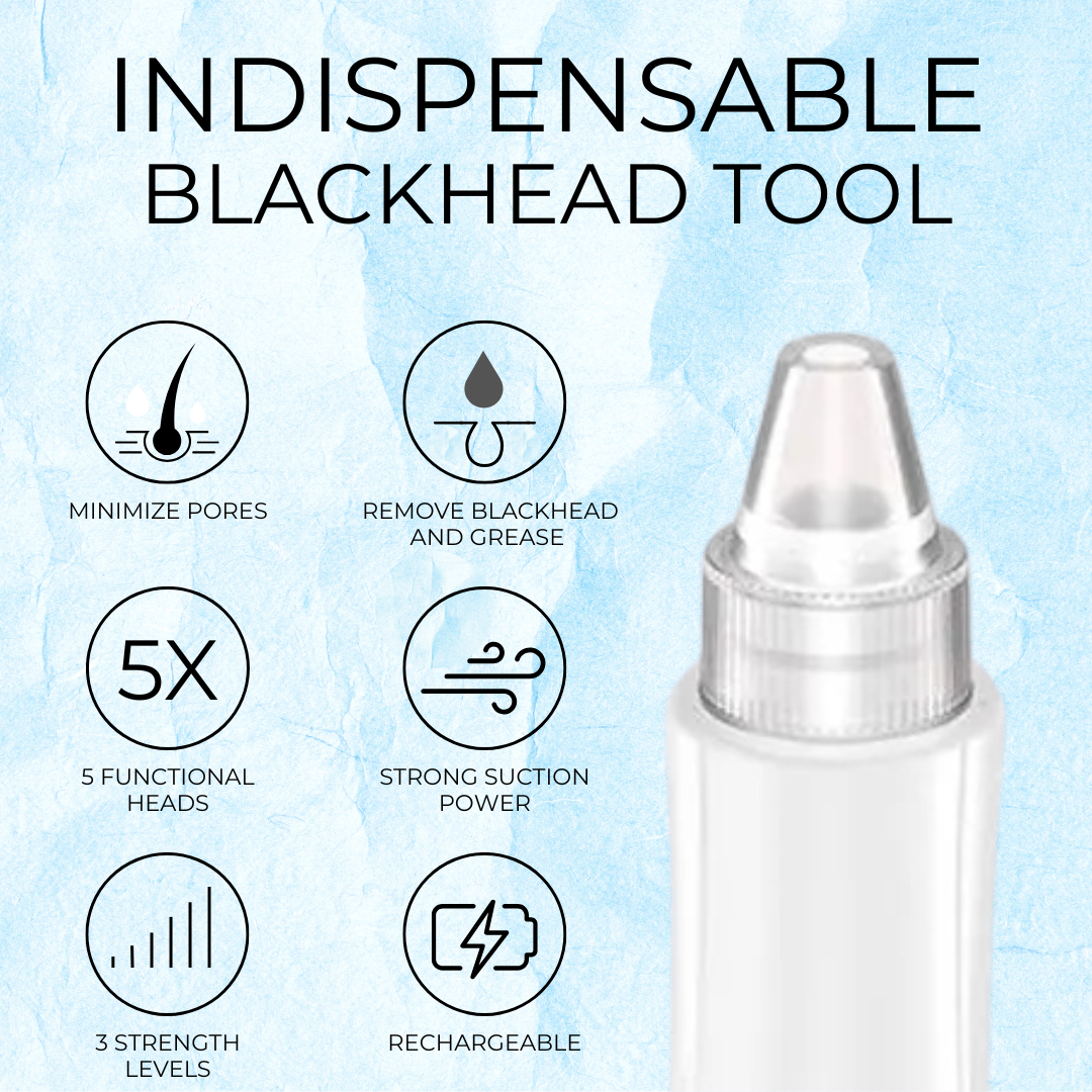Blackhead Remover Pore Vacuum -Exfoliating Face Cleanser