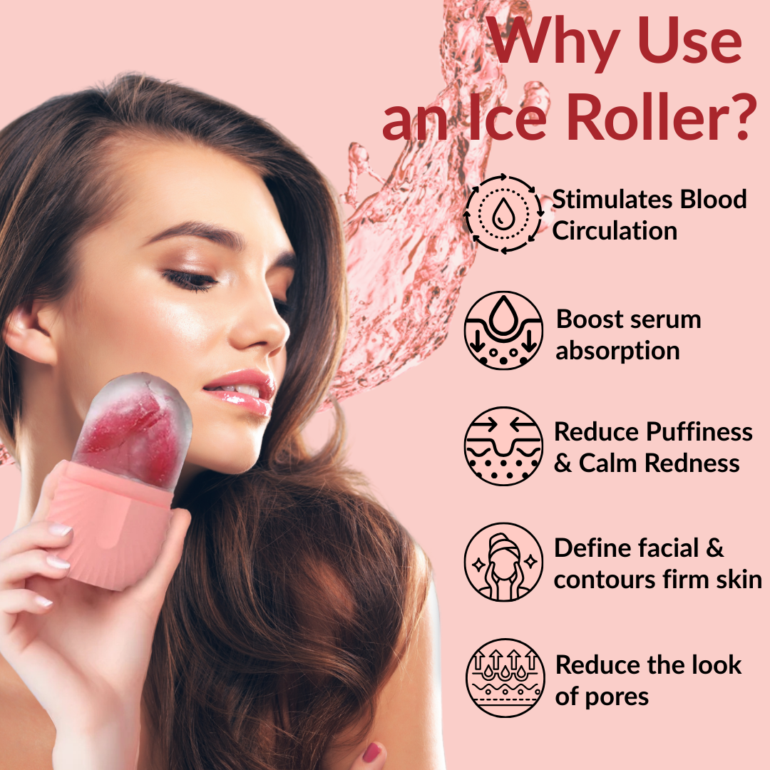 Ice Face Roller – Eye Puffiness & Pore Shrinking Massage