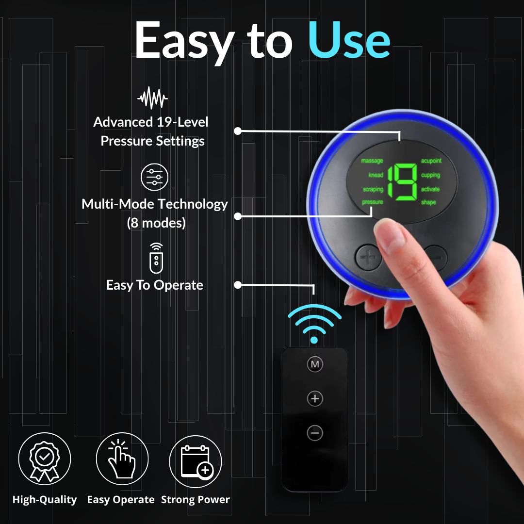 Mini EMS Massager – Cervical Pain Relief & Relaxation