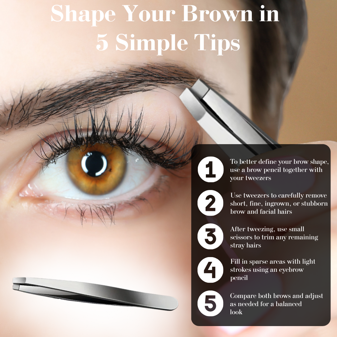 Premium Professional Tweezers Set(4 PCS) – Perfect for Eyebrows