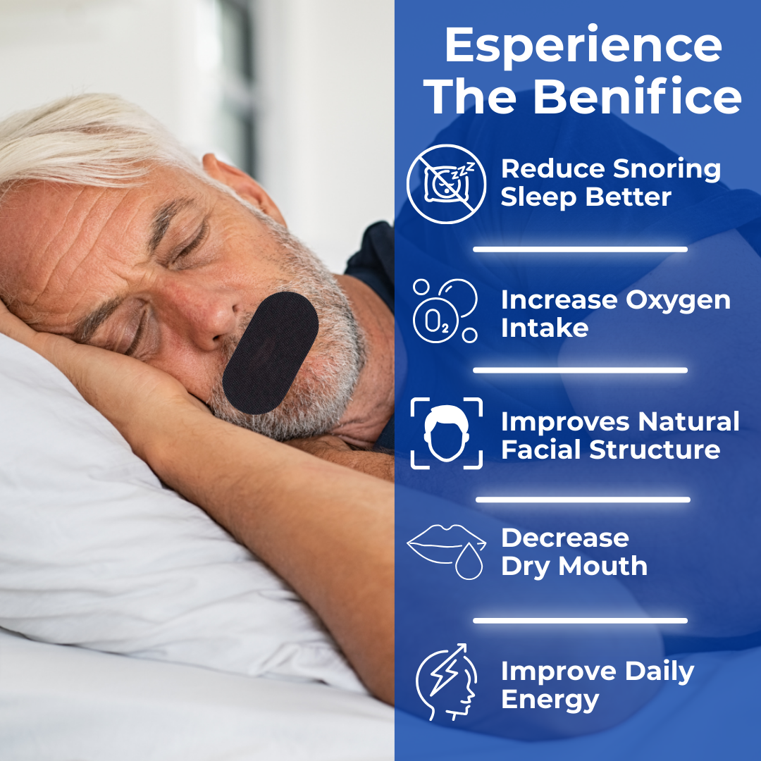Premium Mouth Tape for Deep Sleep & Snoring Prevention