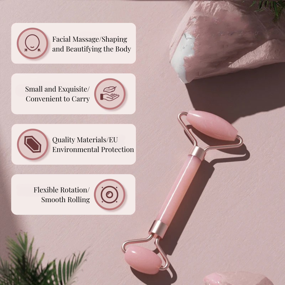 Facial Roller Gua Sha& Scraping Board – Face, Neck & Eye Massage