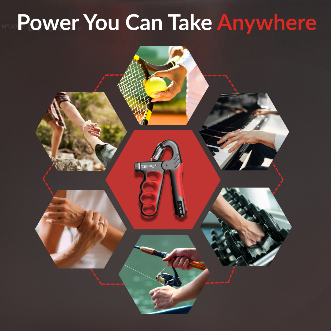 Premium Adjustable Strength (5-100kg)-Hand & Wrist Exerciser