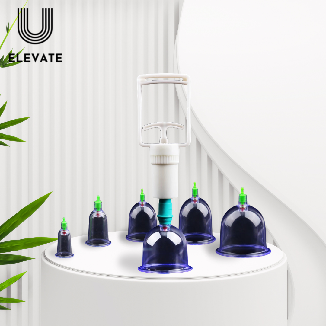 Cupping Therapy Set(6 PCS) – Vacuum Suction for Detox & Anti-Cellulite