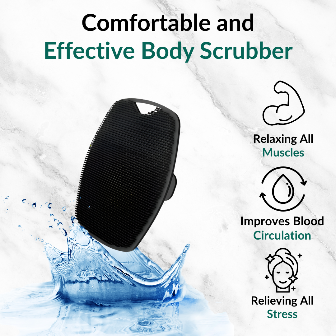 Silicone Body Scrubber – Bath Brush & Massage