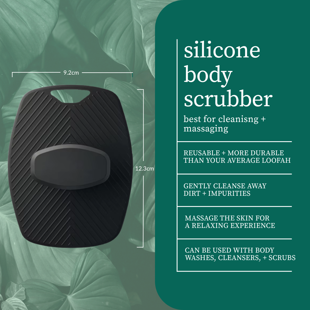 Silicone Body Scrubber – Bath Brush & Massage
