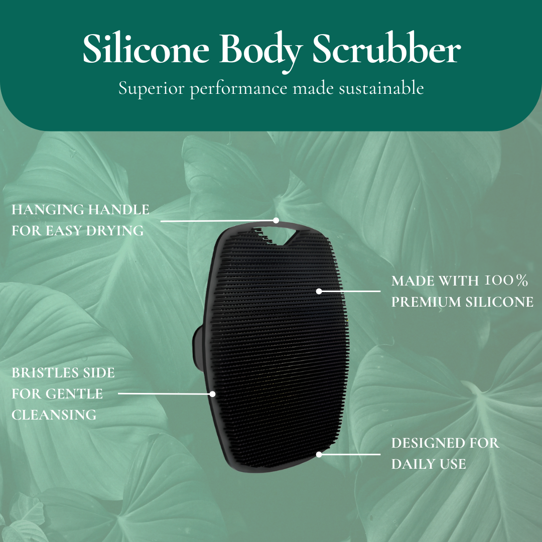 Silicone Body Scrubber – Bath Brush & Massage