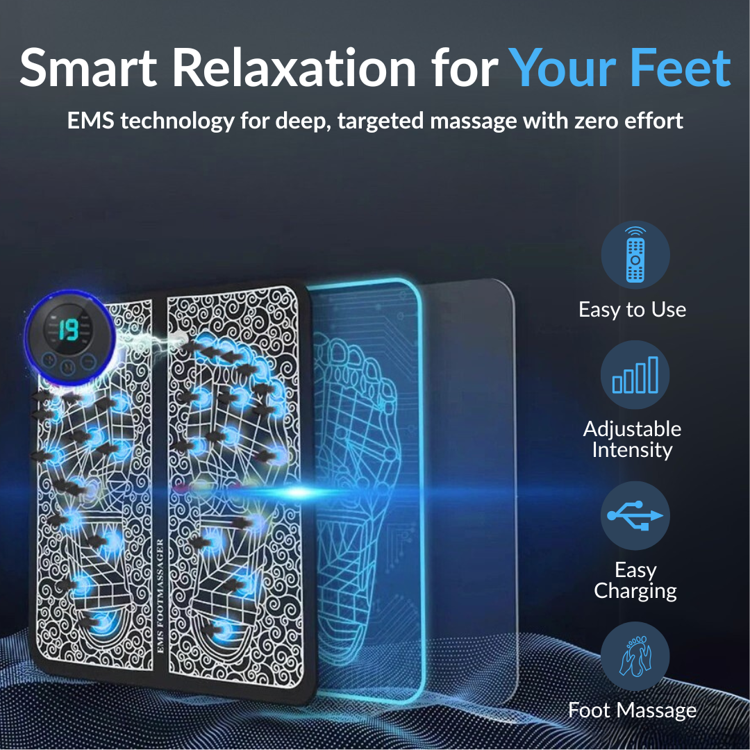 Electric Foot Massager – Muscle Stimulation for Pain Relief