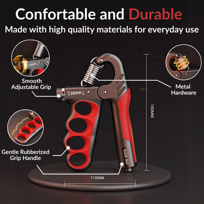 Premium Adjustable Strength (5-100kg)-Hand & Wrist Exerciser