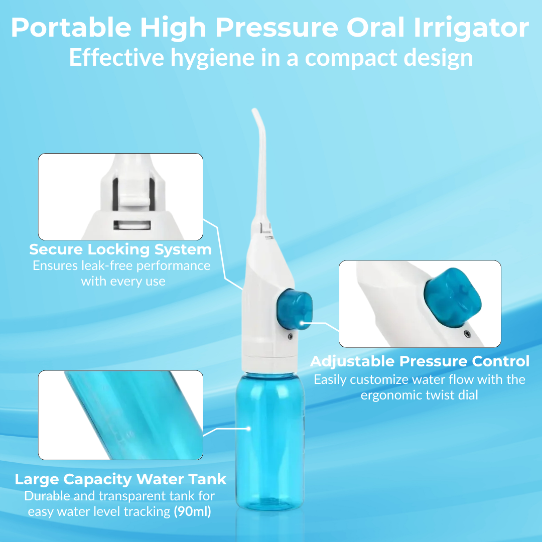 Water Dental Flosser - High Pressure Oral Irrigator Teeth Clean Water