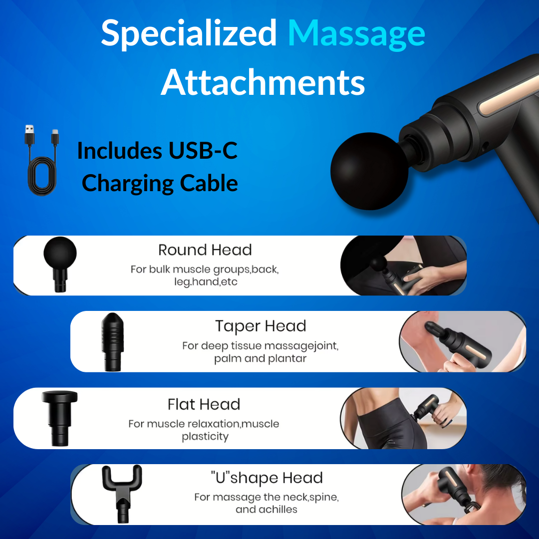 Premium Massage Gun – Deep Muscle Relaxation for Pain Relief