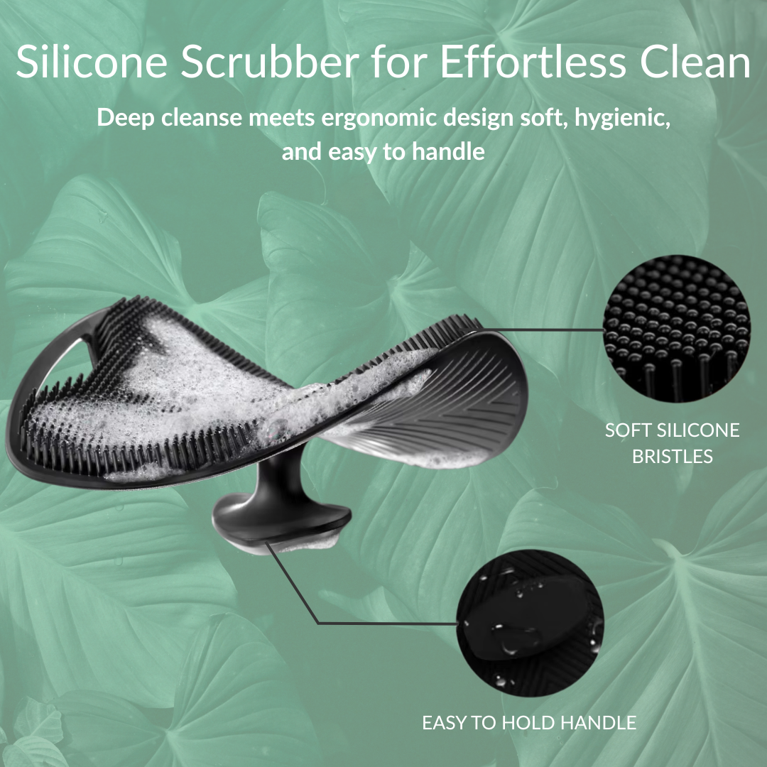 Silicone Body Scrubber – Bath Brush & Massage